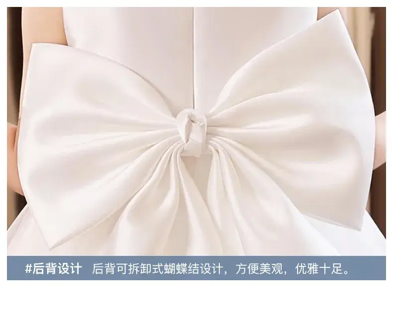 Pink Tulle Bow Dress for Girls Primary School — feature 27