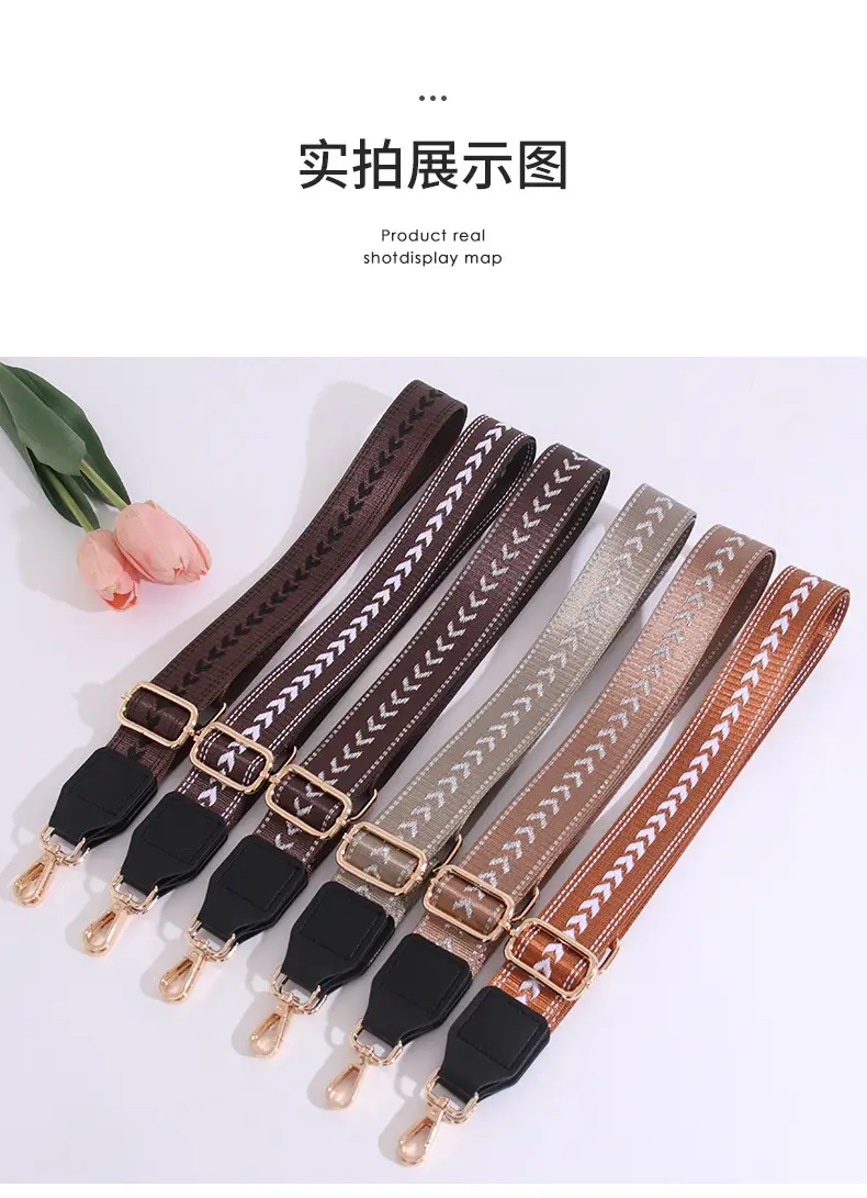 Multi-color Crossbody Strap for Women's Bag Replacement — feature 36