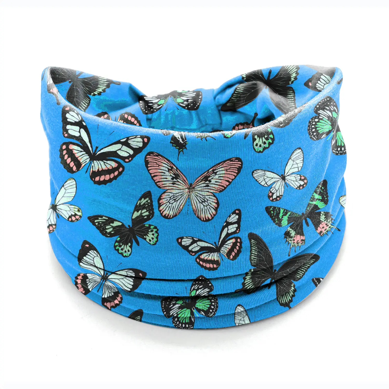 Butterfly Print Hair Band for Women Wide Brim Sports Accessory - Image 10