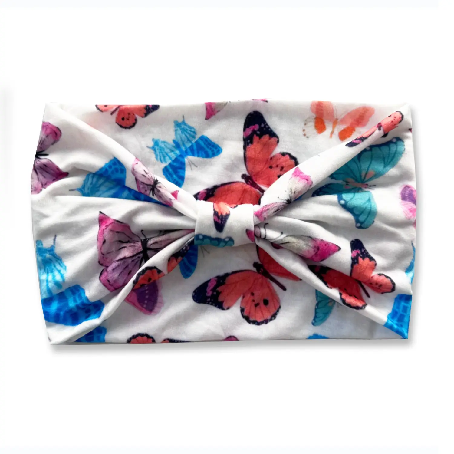 Butterfly Print Hair Band for Women Wide Brim Sports Accessory - Image 2