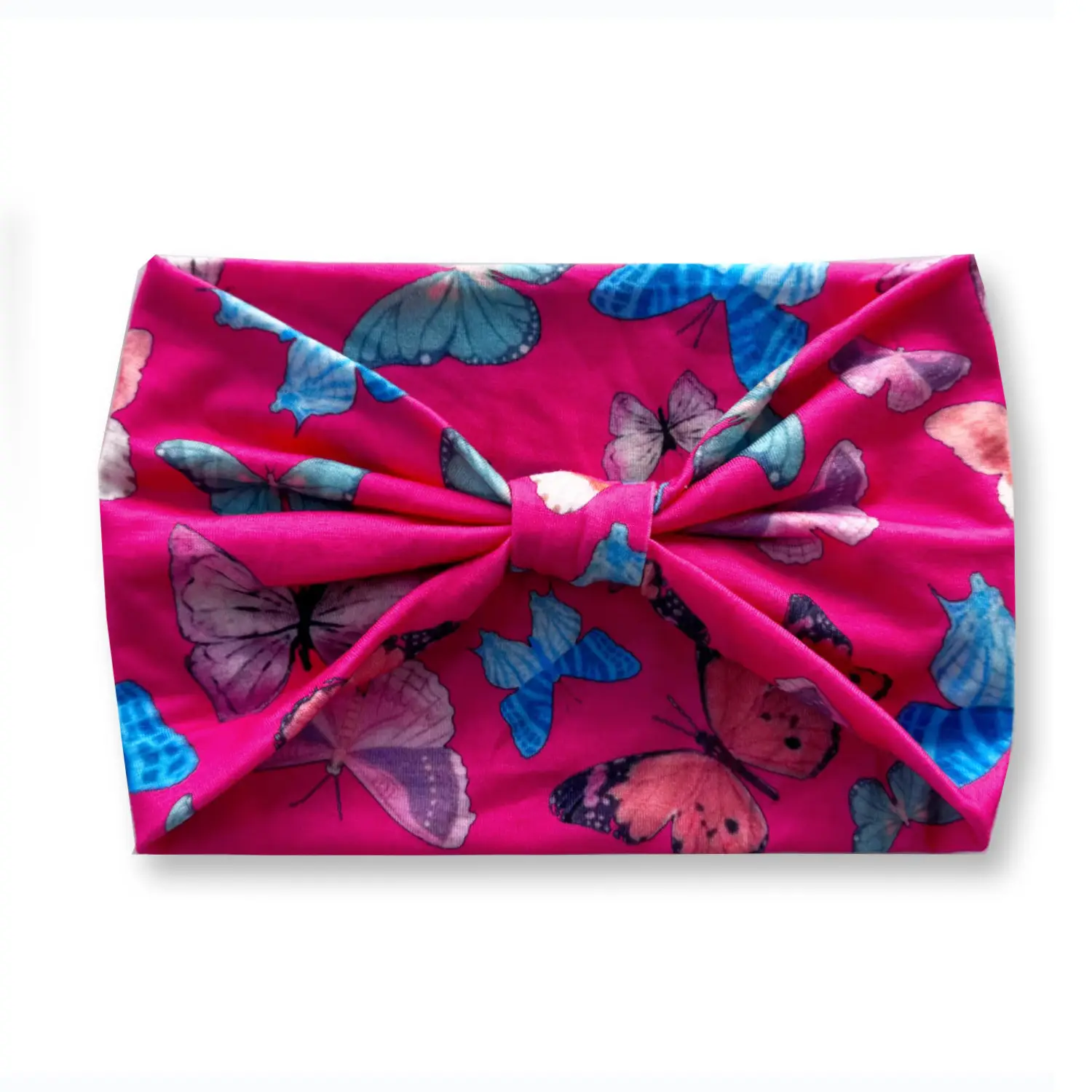 Butterfly Print Hair Band for Women Wide Brim Sports Accessory - Image 3