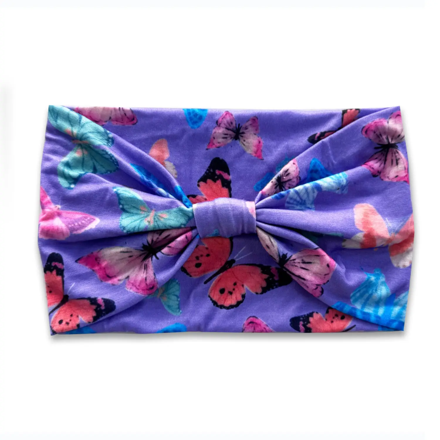 Butterfly Print Hair Band for Women Wide Brim Sports Accessory - Image 4