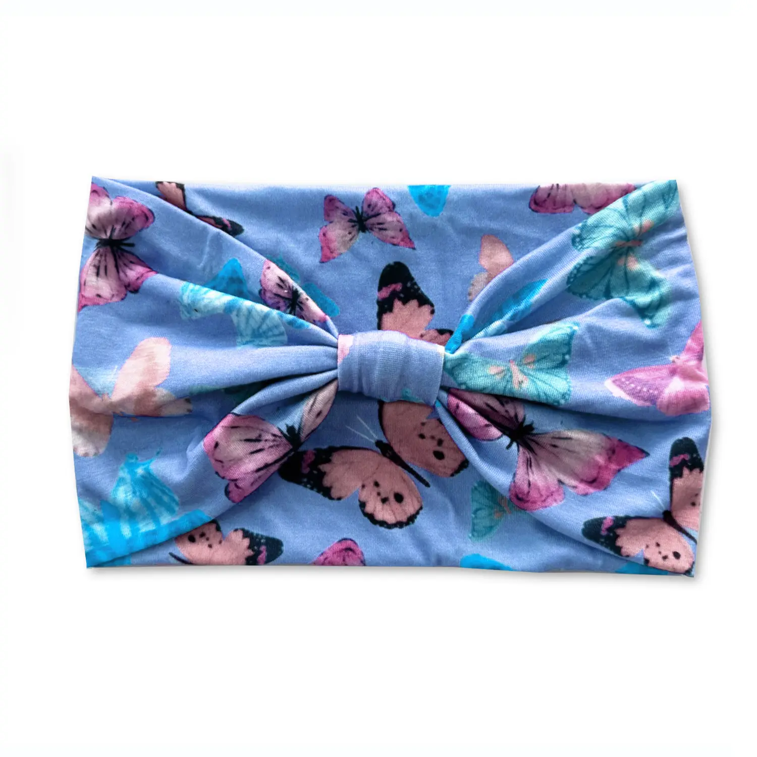 Butterfly Print Hair Band for Women Wide Brim Sports Accessory - Image 5