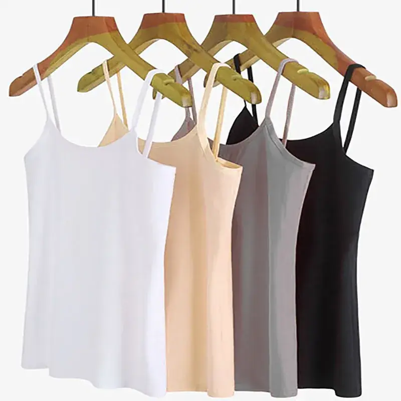 Women's White Slim Fit Sleeveless Top Summer 2023 - Image 6