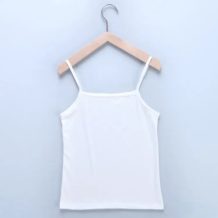 Women's White Slim Fit Sleeveless Top Summer 2023 - Image 2