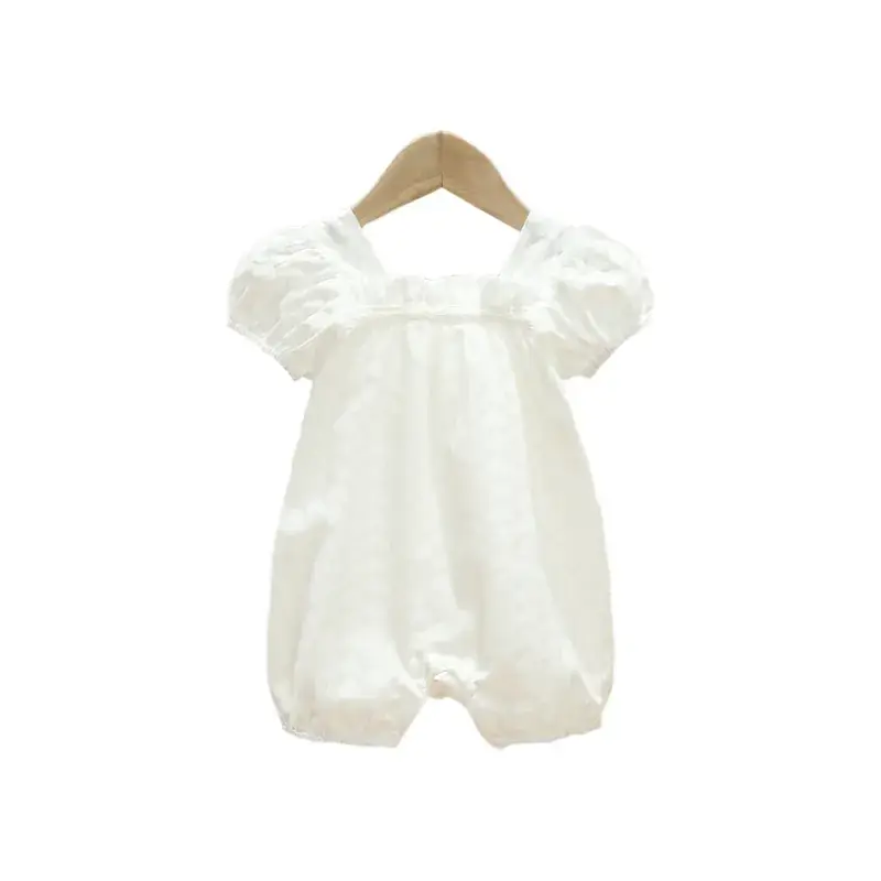 Baby Princess Hakka Climbing Suit White Fat Suit Summer - Image 6