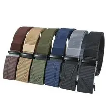 Men's Black Genuine Leather Belt with Automatic Buckle — feature 19