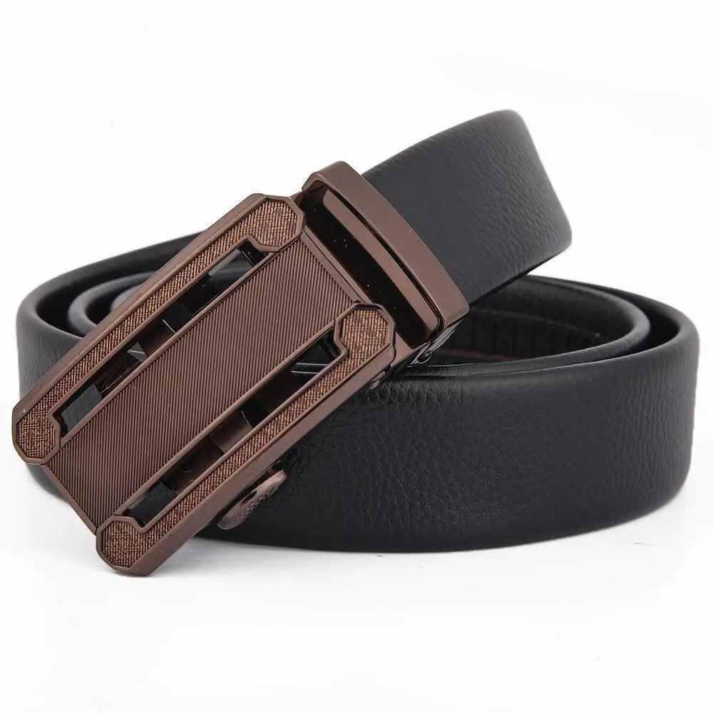 Men's Black Leather Belt with Silver Fire Design Buckle - Image 14