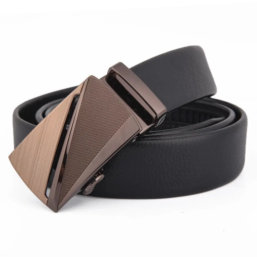 Men's Black Leather Belt with Silver Fire Design Buckle - Image 15