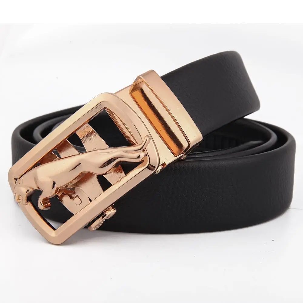 Men's Black Leather Belt with Silver Fire Design Buckle - Image 20
