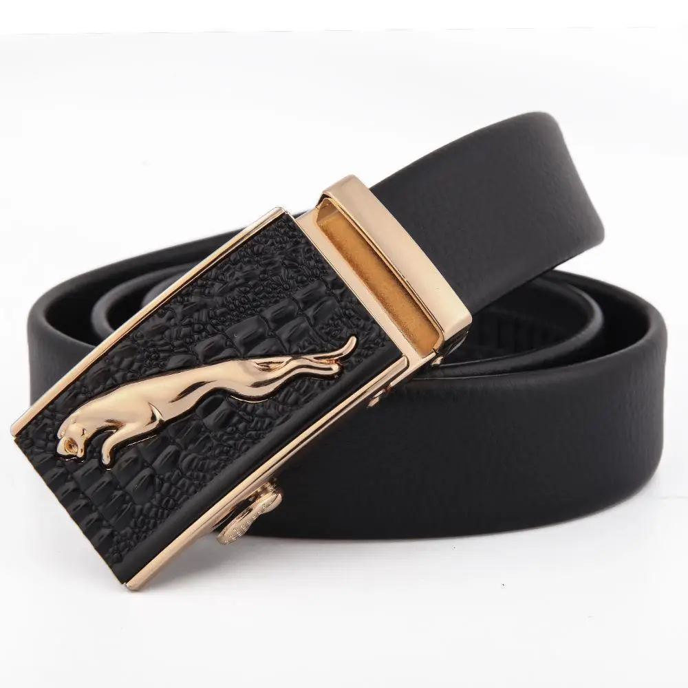Men's Black Leather Belt with Silver Fire Design Buckle - Image 22