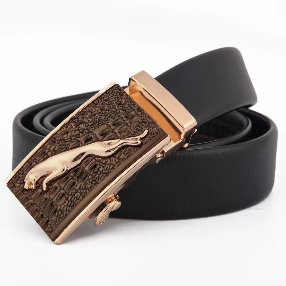 Men's Black Leather Belt with Silver Fire Design Buckle - Image 24