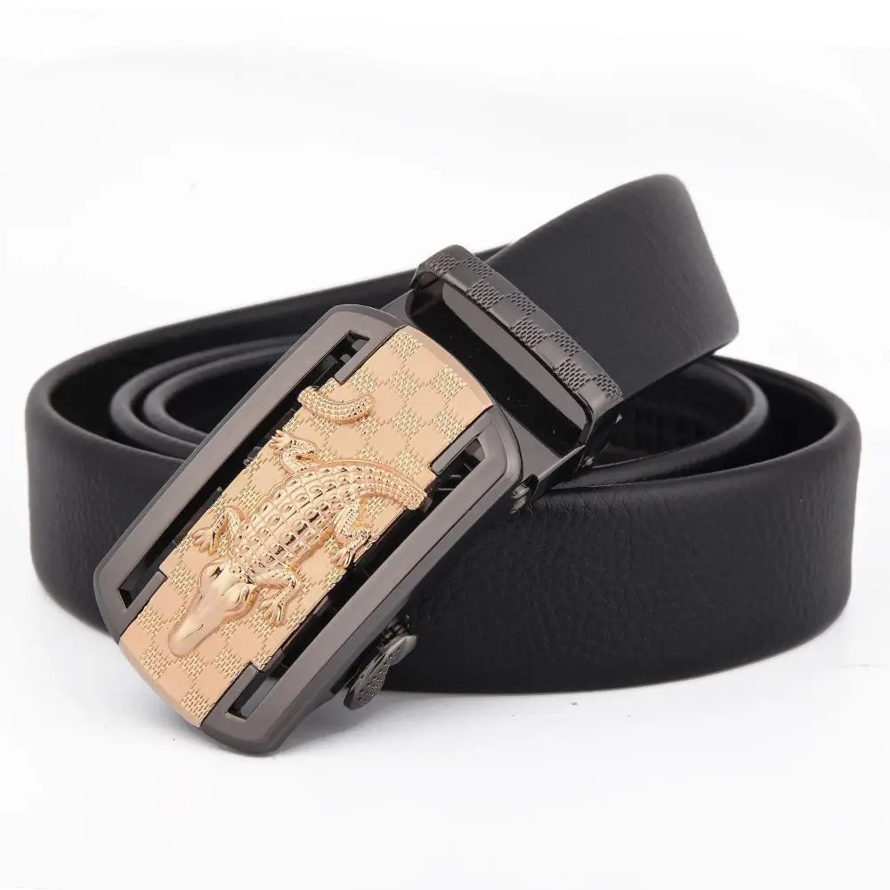 Men's Black Leather Belt with Silver Fire Design Buckle - Image 40