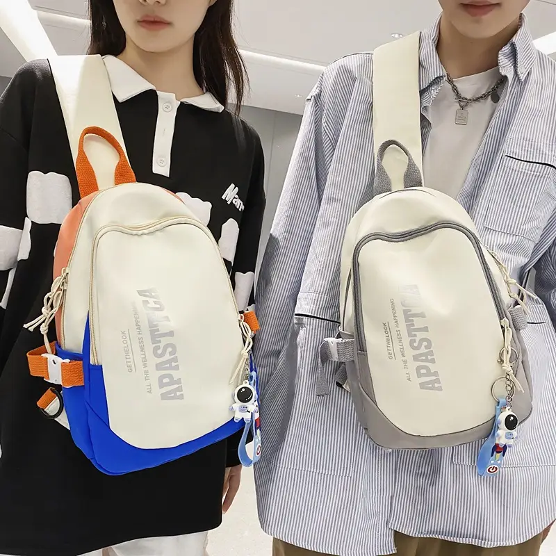 Japanese Color Crossbody Bag for Women Students Casual Sports Bag