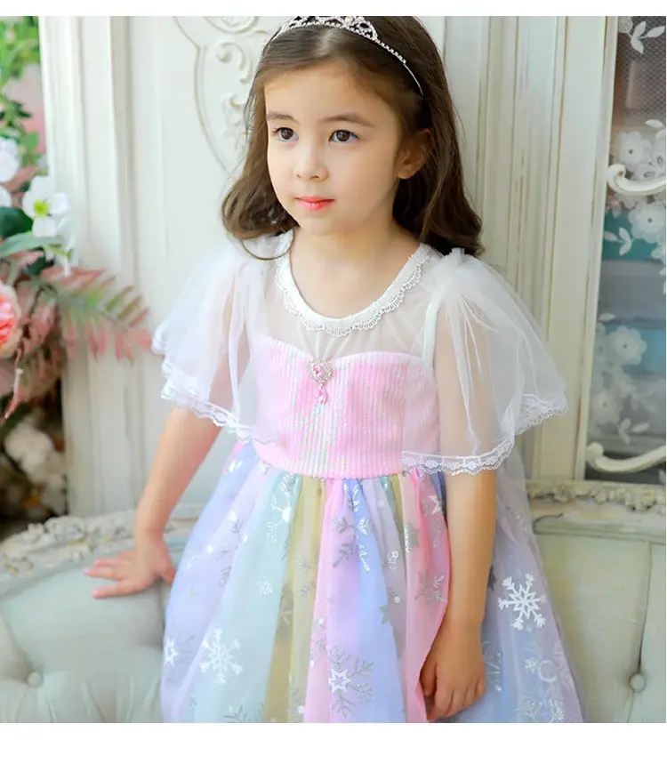 Girls' Pink Sequins Sleeveless Dress 2025 — feature 19