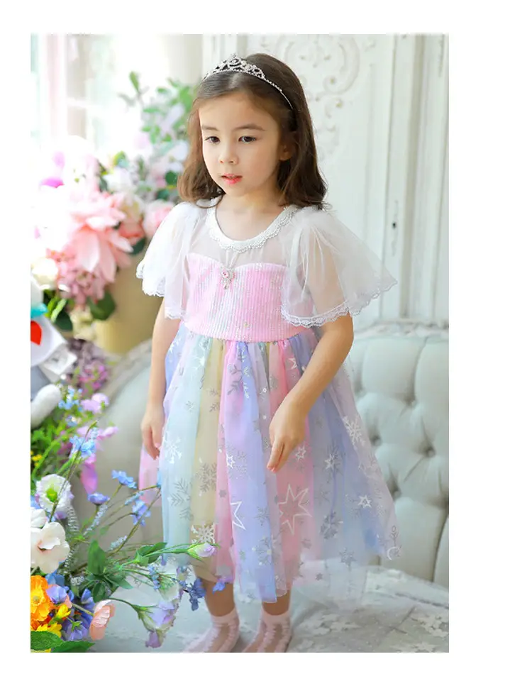 Girls' Pink Sequins Sleeveless Dress 2025 — feature 23