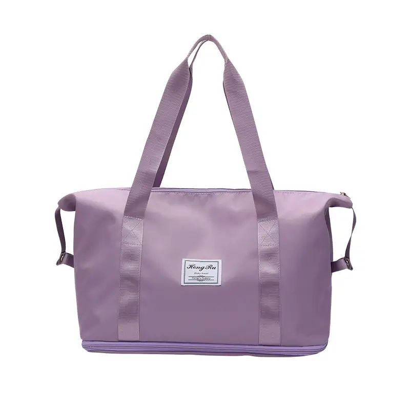 Purple Oxford Duffel Bag for Business Travel