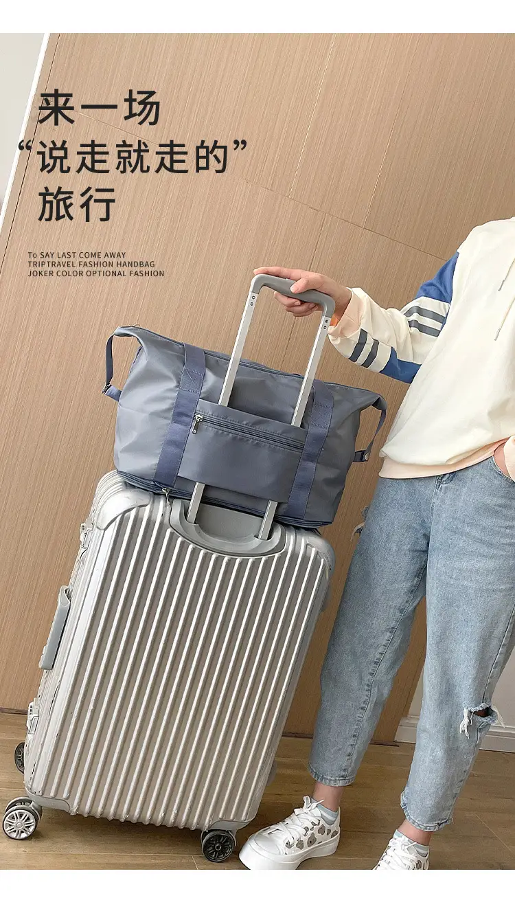 Purple Oxford Duffel Bag for Business Travel — feature 11