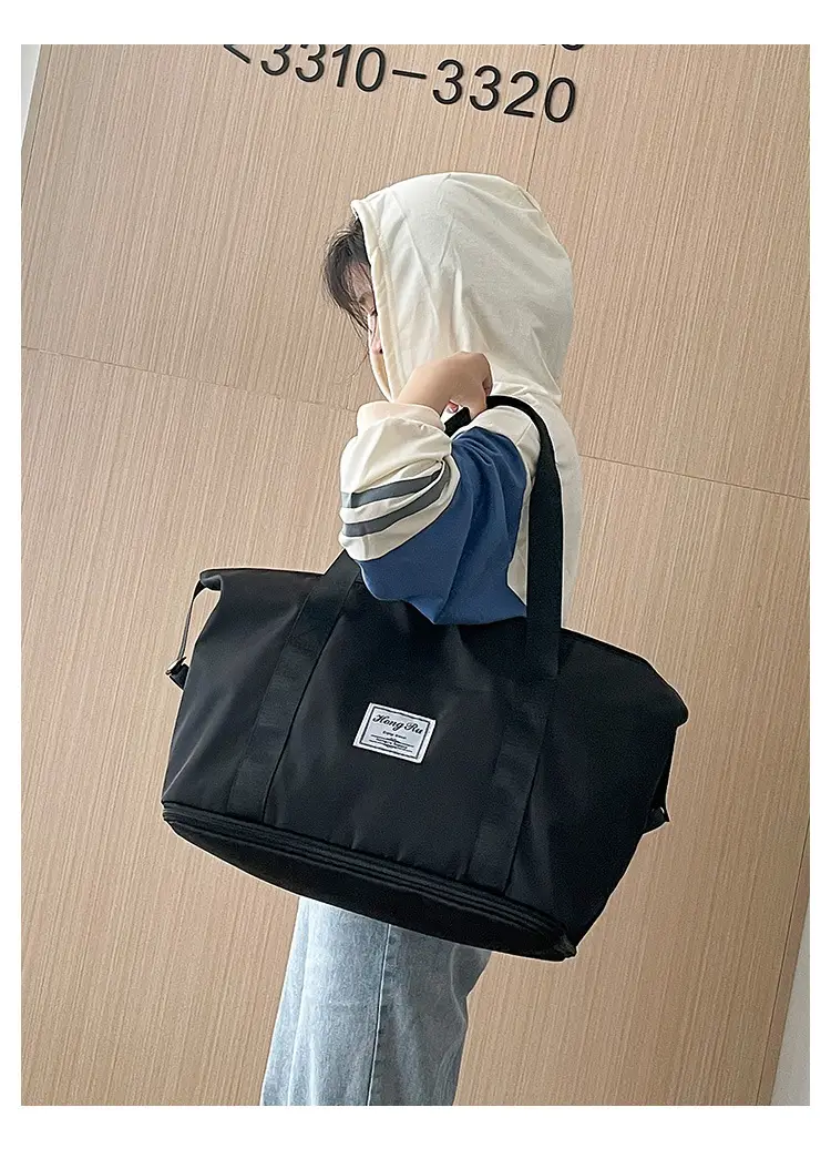 Purple Oxford Duffel Bag for Business Travel — feature 21