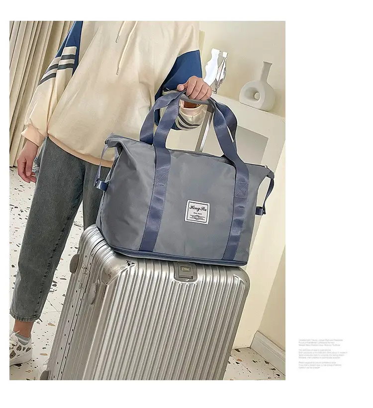 Purple Oxford Duffel Bag for Business Travel — feature 22