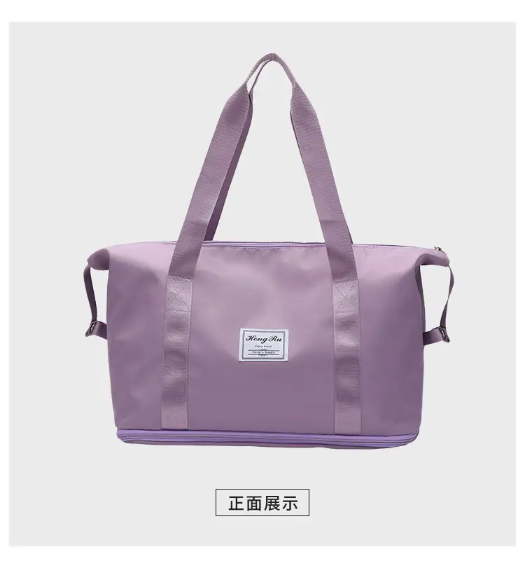 Purple Oxford Duffel Bag for Business Travel — feature 25