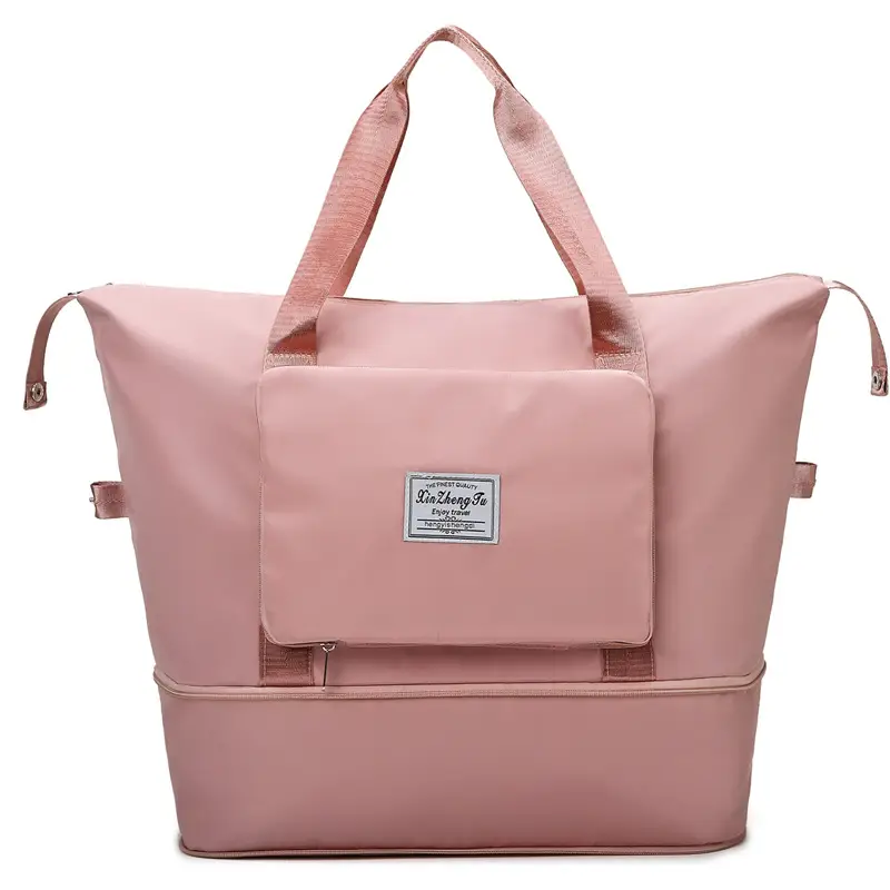 Purple Oxford Duffel Bag for Business Travel