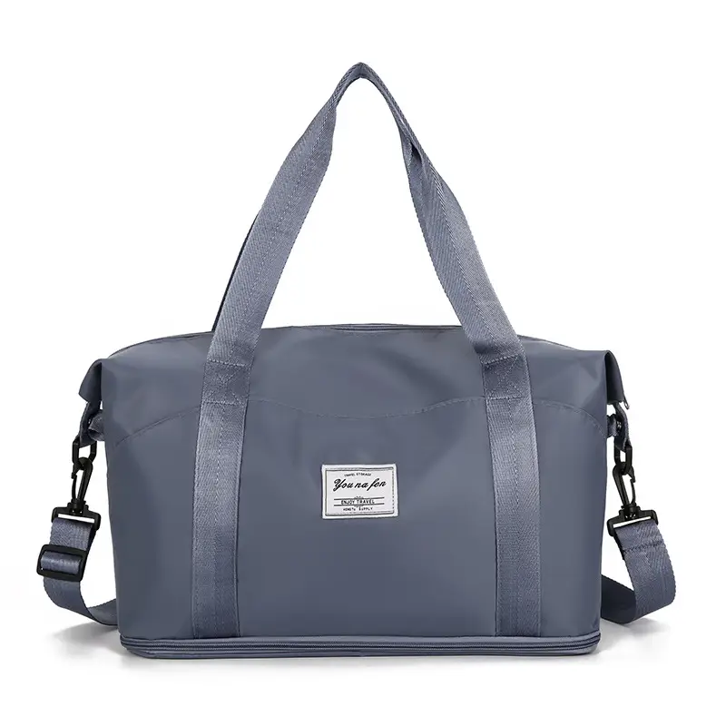 Purple Oxford Duffel Bag for Business Travel