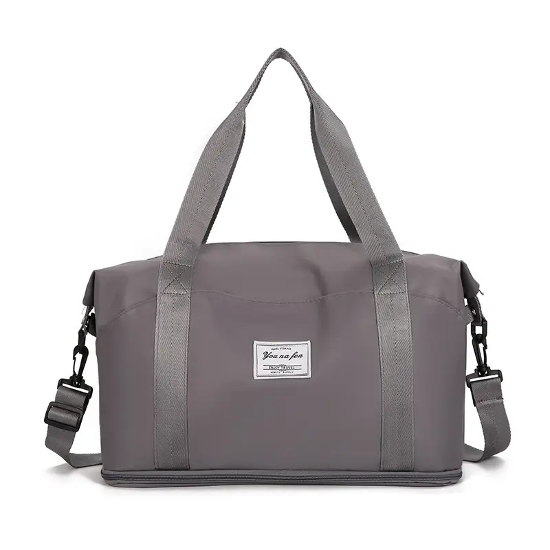 Purple Oxford Duffel Bag for Business Travel