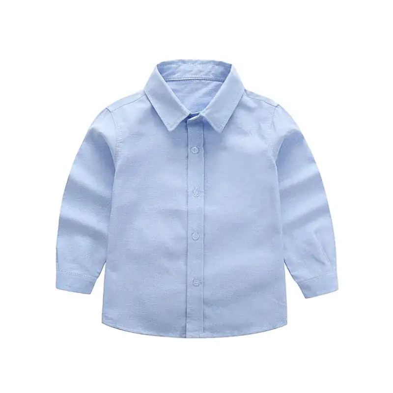 Children's Blue Long Sleeve Shirt Small Medium - Image 14