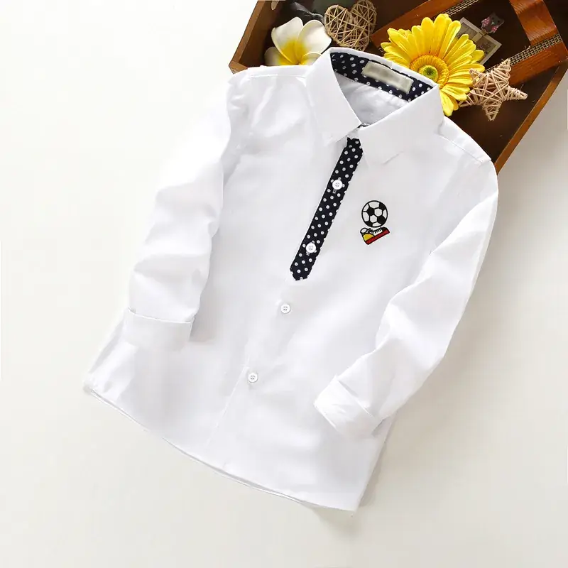 Children's Blue Long Sleeve Shirt Small Medium - Image 12