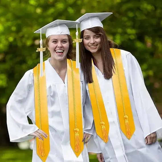 2025 Cross-Border Bachelor's Graduation Photo Dress with Shawl — feature 12