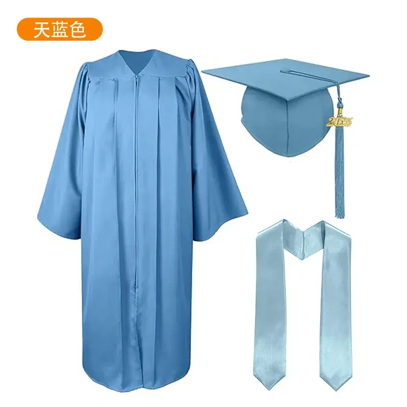 2025 Cross-Border Bachelor's Graduation Photo Dress with Shawl - Image 2