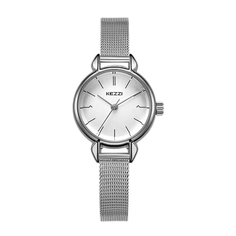 Women's French Style Light Luxury Watch with Mesh Band - Image 7