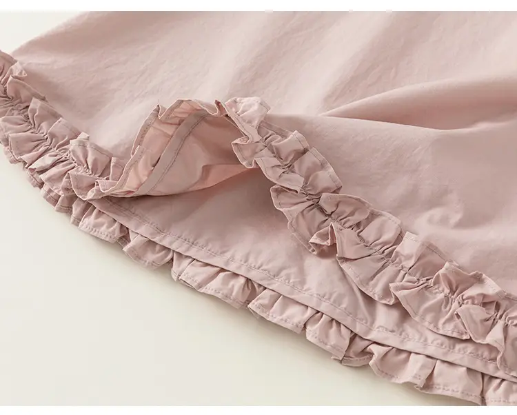 Pink Fungus Lace Vest Dress for Baby Girl Summer — feature 23