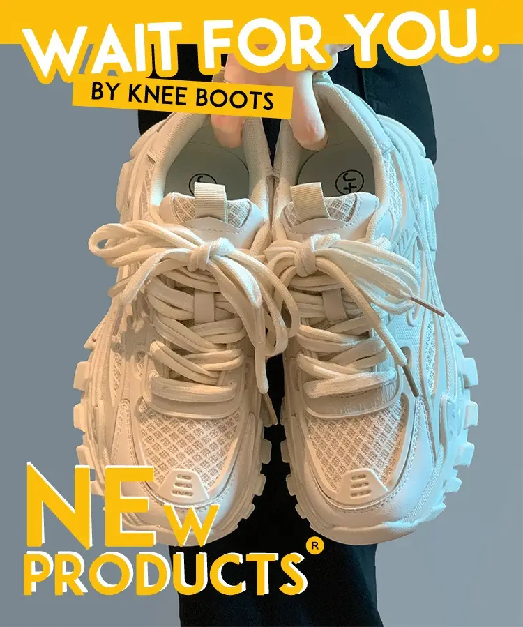 Korean Style Summer Thick-soled Torre Shoes Women's 2023 New Foot-showing Small Height-increasing All-match Breathable Sports Casual Shoes — feature 4