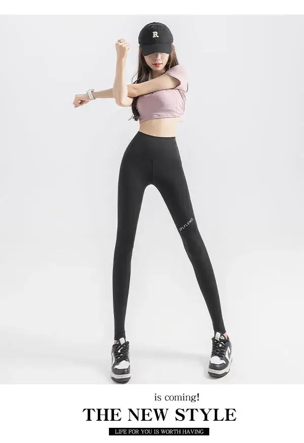 Women's High Waist Leggings with Pocket & Hip Lift — feature 15