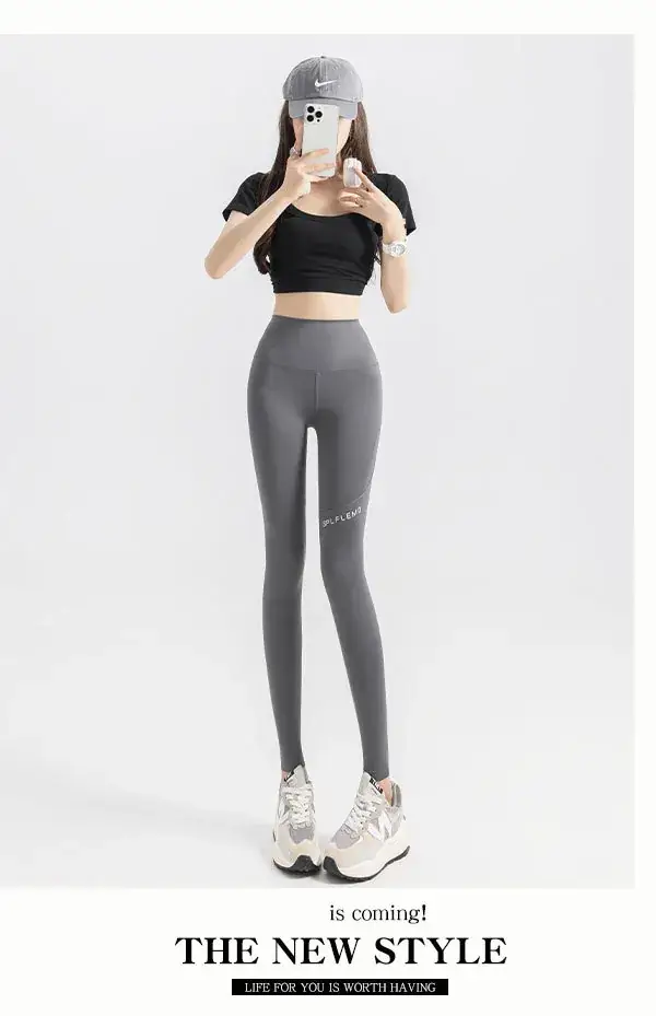 Women's High Waist Leggings with Pocket & Hip Lift — feature 25