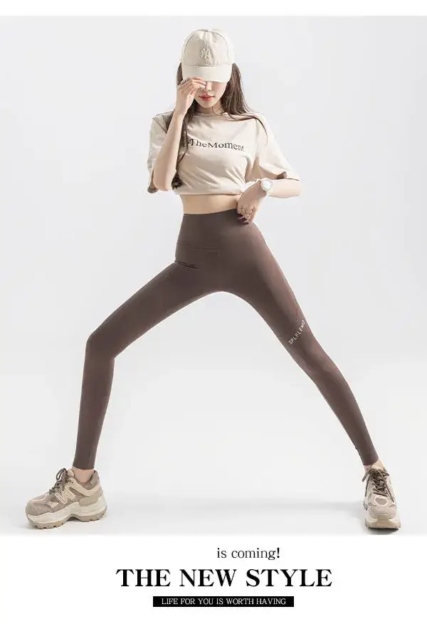Women's High Waist Leggings with Pocket & Hip Lift — feature 29