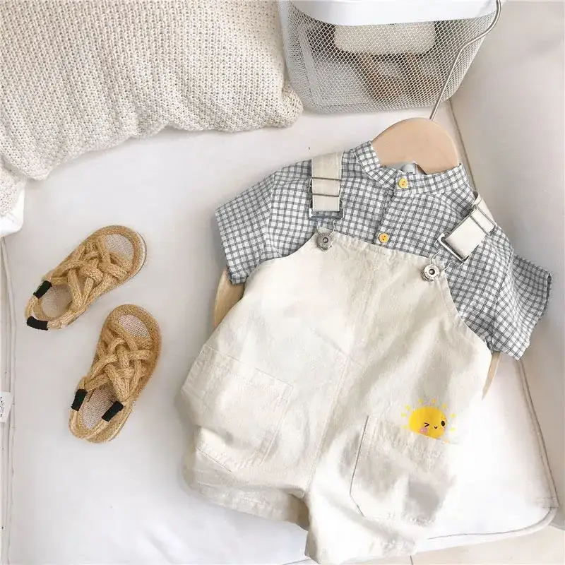 Boys Summer Overlooked Shirt & Overalls Set