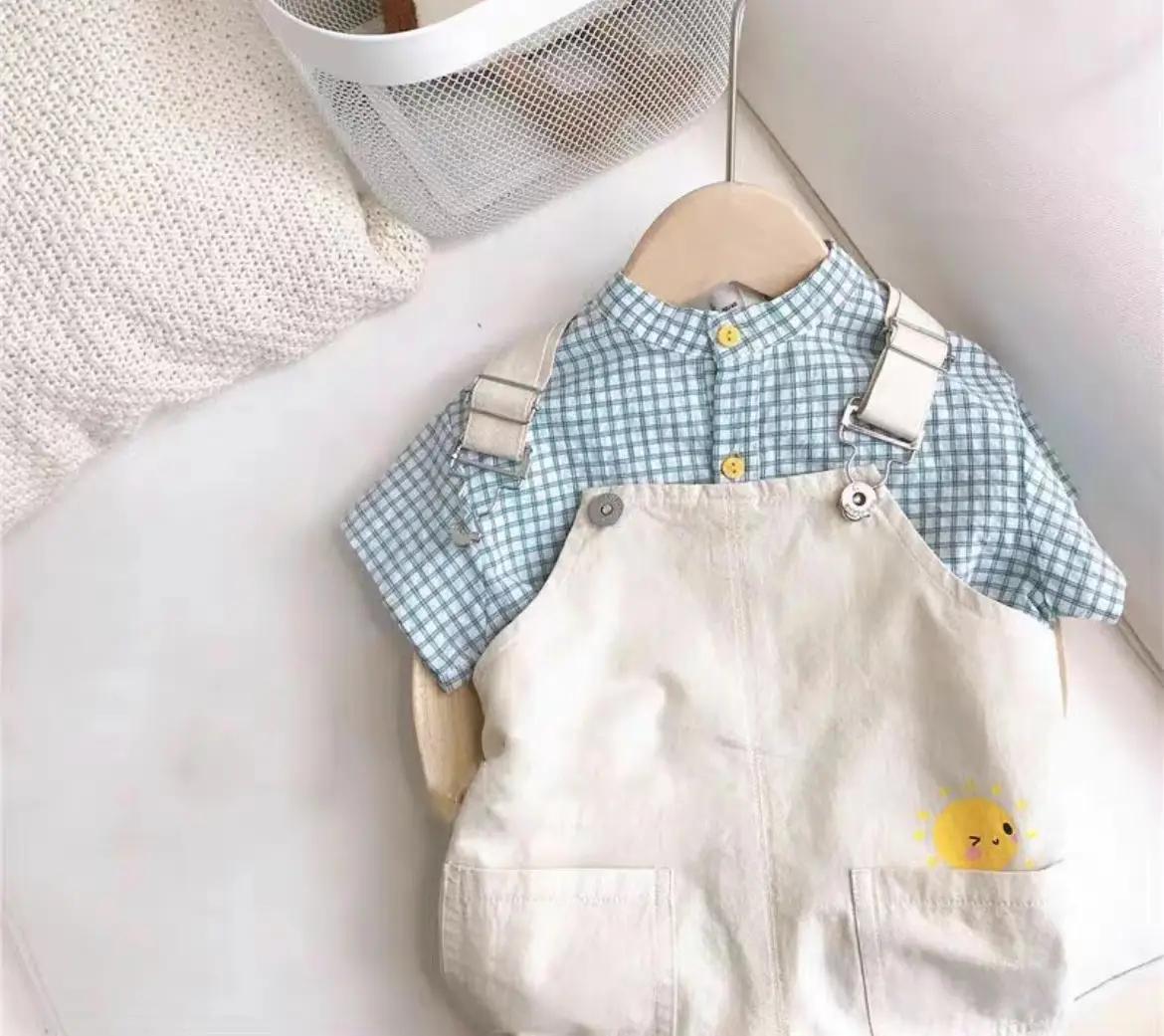 Boys Summer Overlooked Shirt & Overalls Set — feature 10