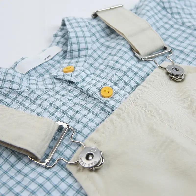 Boys Summer Overlooked Shirt & Overalls Set — feature 13