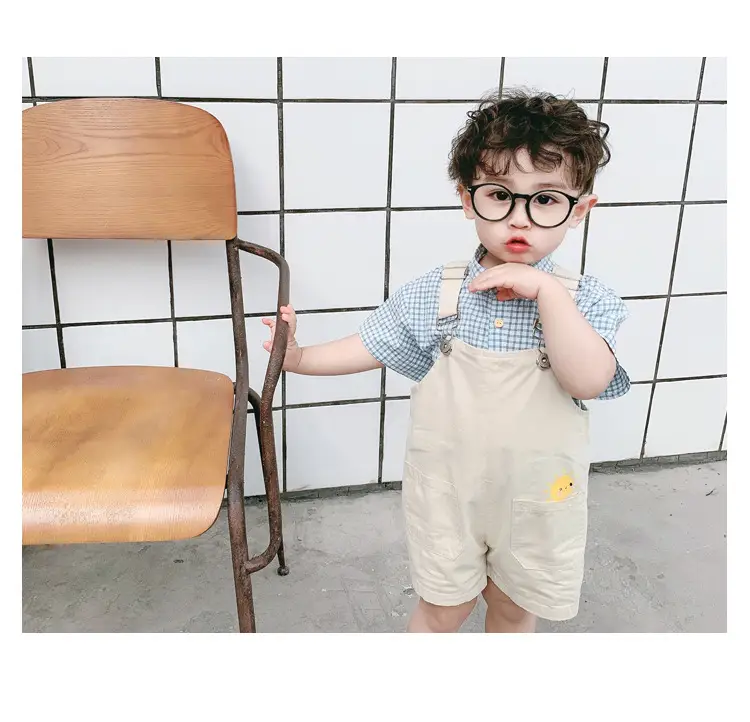 Boys Summer Overlooked Shirt & Overalls Set — feature 20