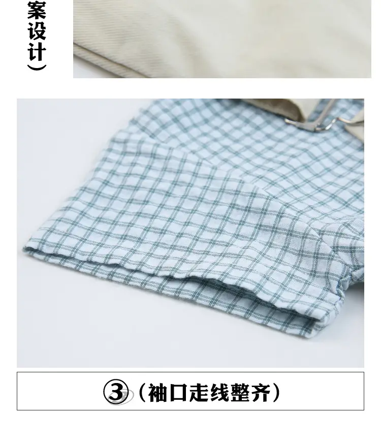 Boys Summer Overlooked Shirt & Overalls Set — feature 5