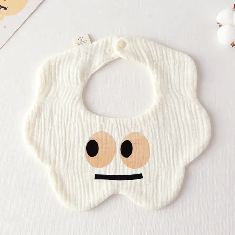 Pink Cotton Neonatal Spit Bag Baby Bib