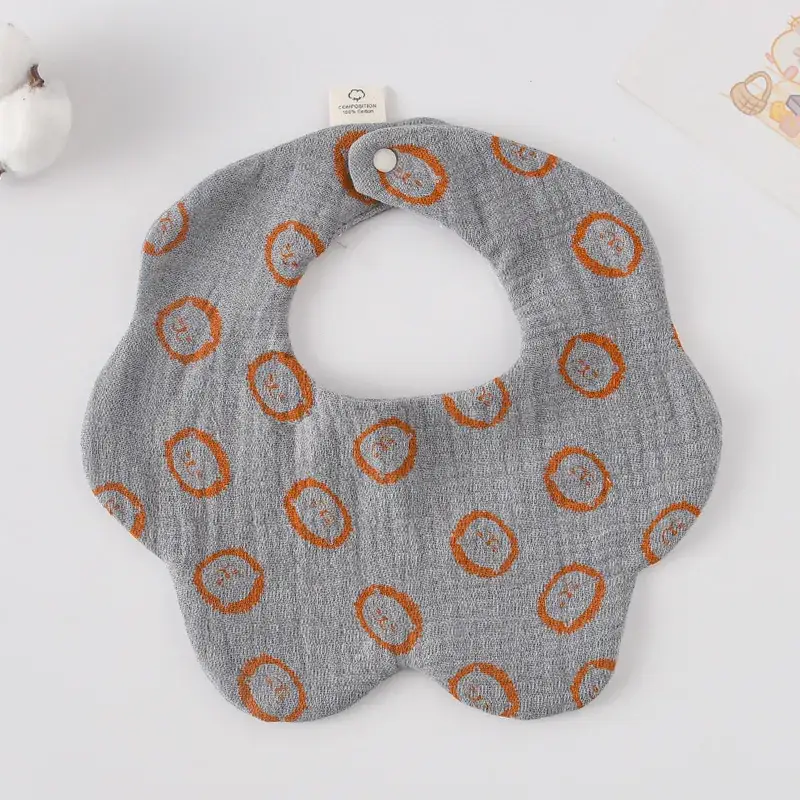 Pink Cotton Neonatal Spit Bag Baby Bib