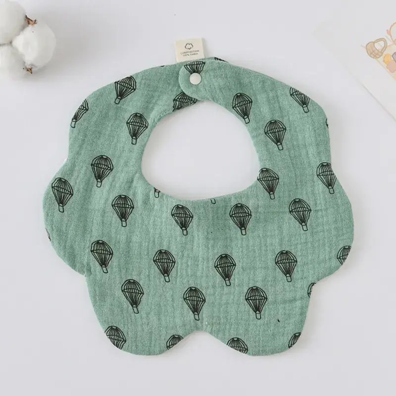 Pink Cotton Neonatal Spit Bag Baby Bib