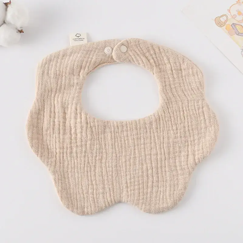 Pink Cotton Neonatal Spit Bag Baby Bib