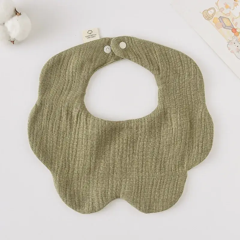 Pink Cotton Neonatal Spit Bag Baby Bib
