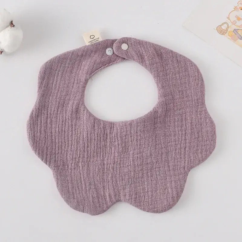 Pink Cotton Neonatal Spit Bag Baby Bib