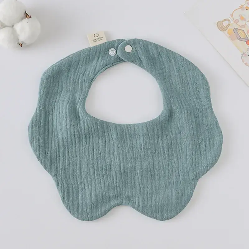 Pink Cotton Neonatal Spit Bag Baby Bib